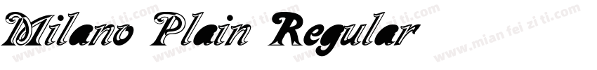 Milano Plain Regular字体转换
